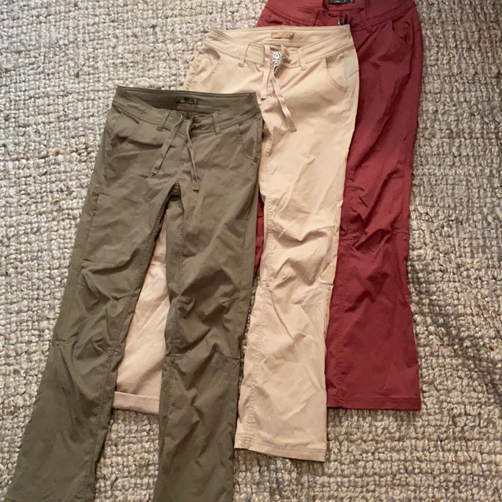 3 Pairs of Halle Prana Pants Size 2 Regular🏔🙌